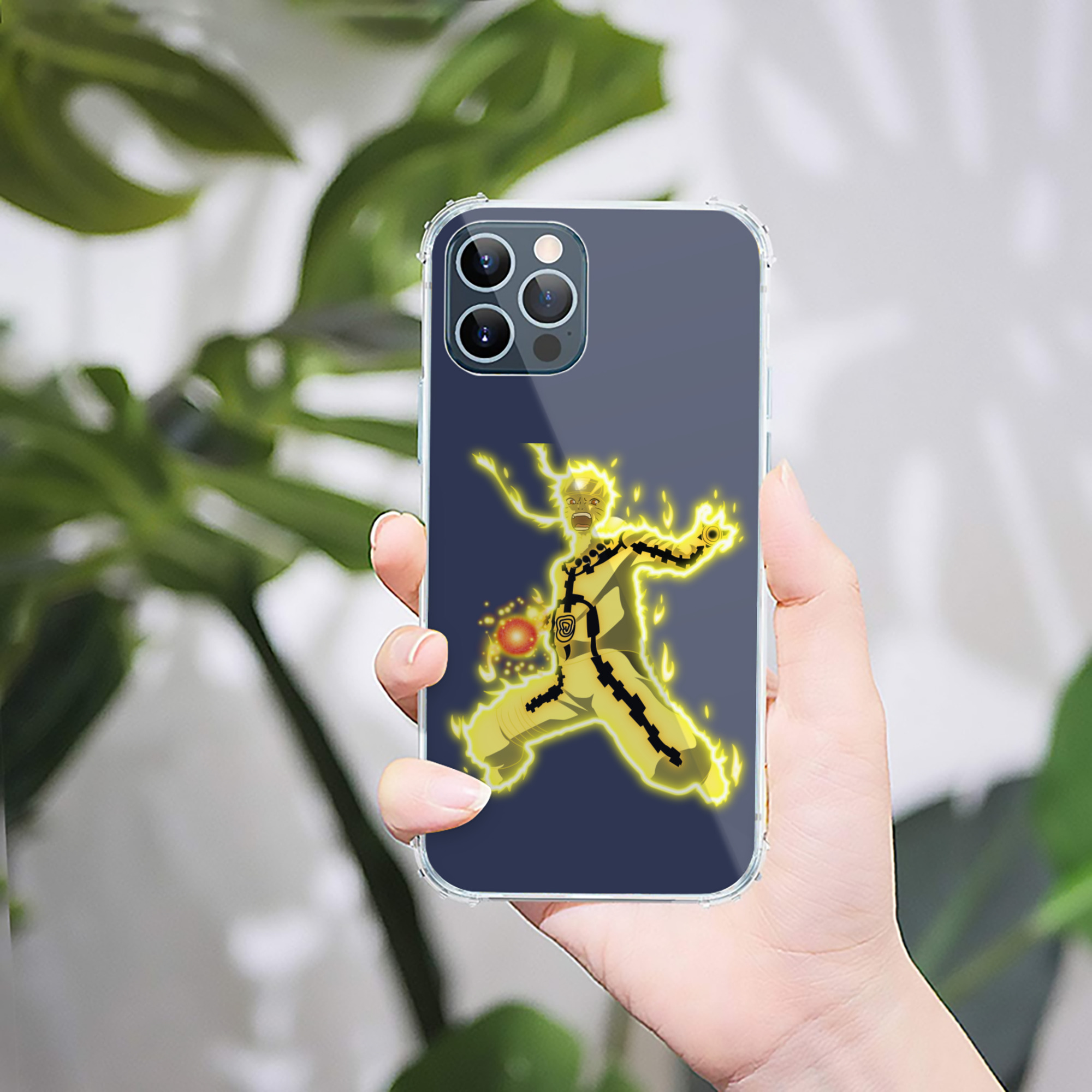 （画像用） NARUTO -ナルト- うずまき ナルト Uzumaki Naruto 【iPhone 12シリーズ対応】透明スマホケース（クリアソフトケース）